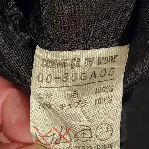 Comme Ca Du‎ Mode Women's Blazer Size M Black Three Button Pockets 00-80GA08 - Picture 5 of 10